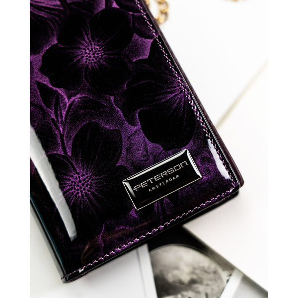Liels sieviešu maks Peterson, violets N472