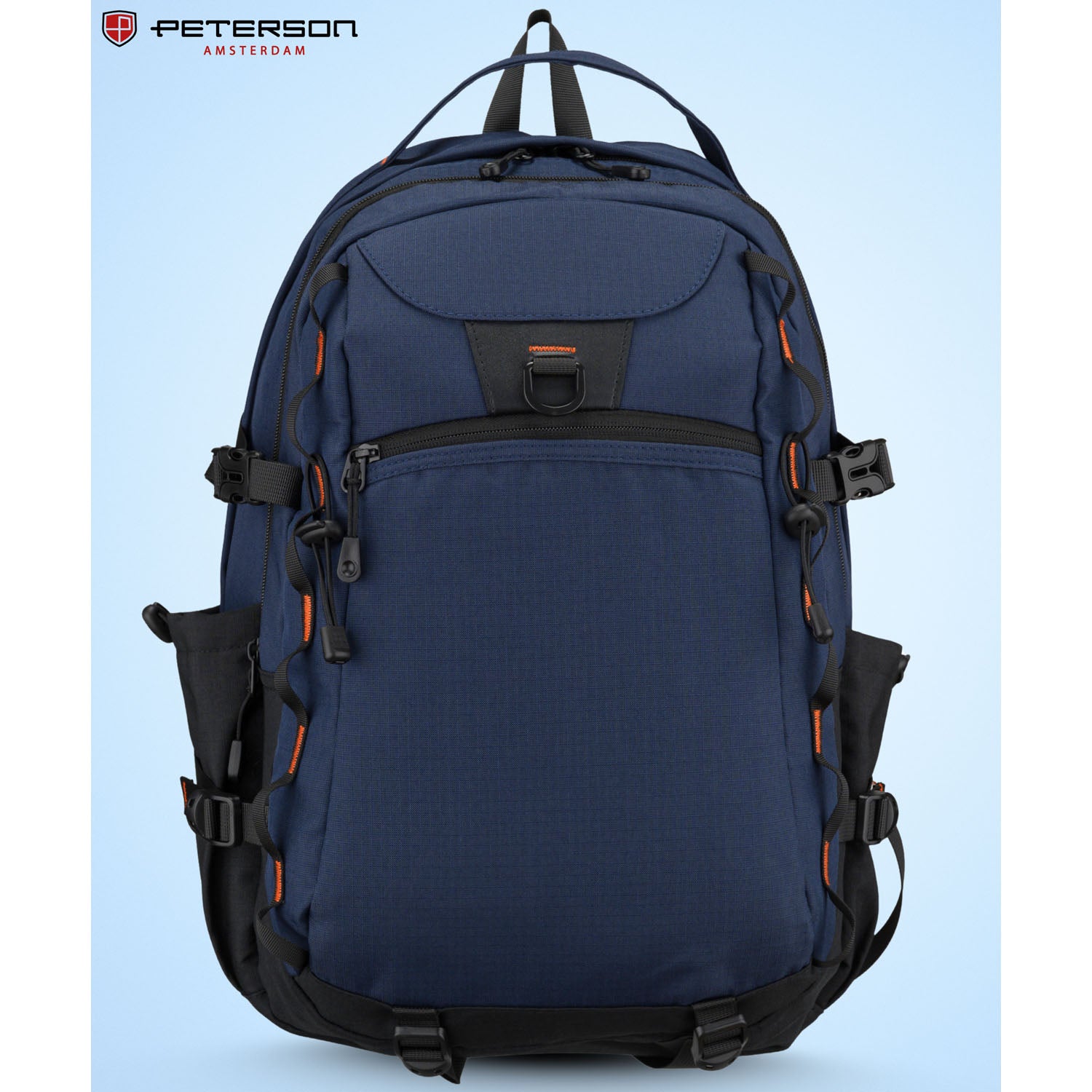 Tamsiai mėlyna kuprinė su laptopo skyriumi Peterson K83