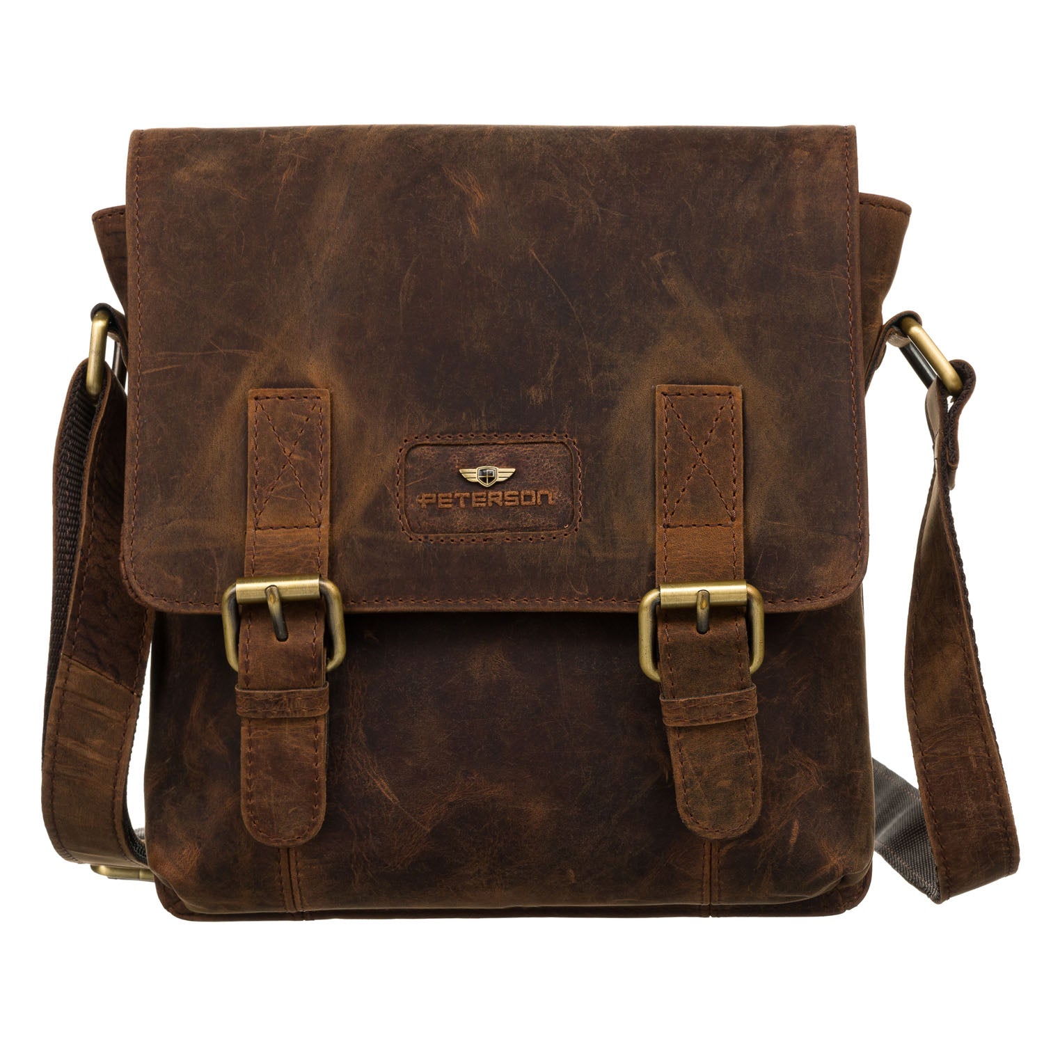 Vīriešu soma Peterson, brūna R318