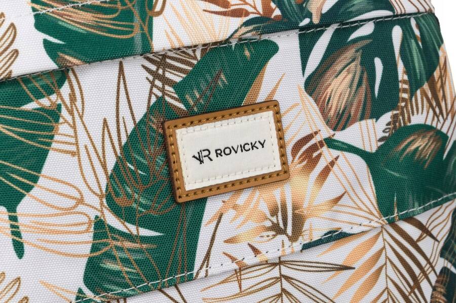 Moteriška poliesterio kuprinė augalų raštu Rovicky