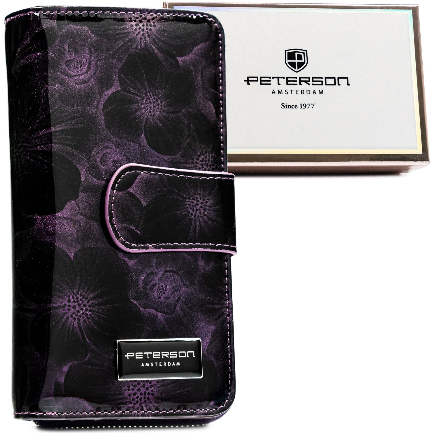 Sieviešu maks Peterson, violets N468