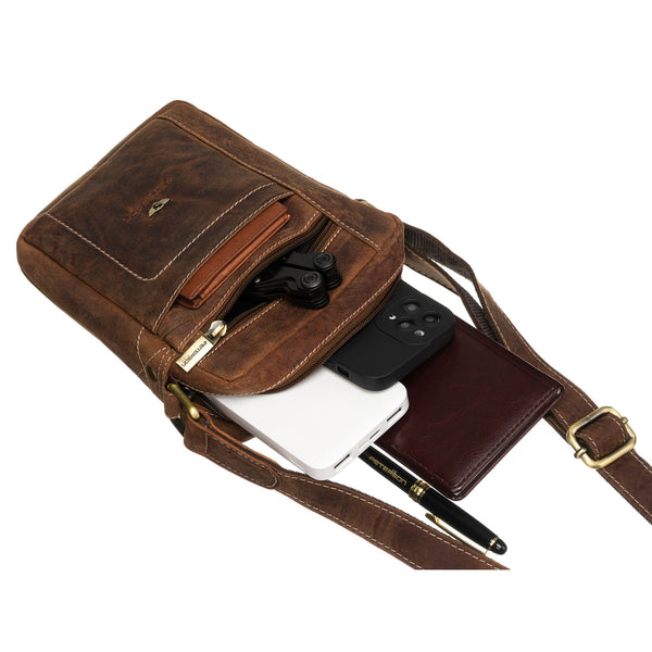 Vīriešu soma Peterson, brūna R401