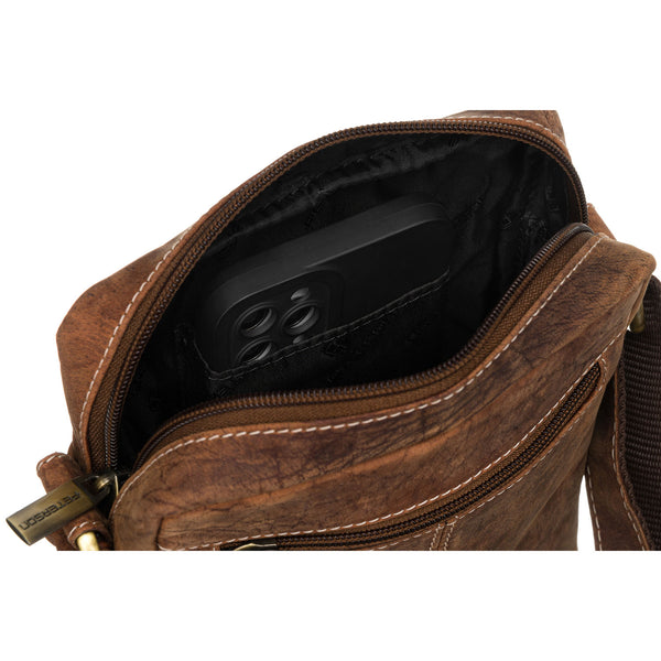 Vīriešu soma Peterson, brūna R401