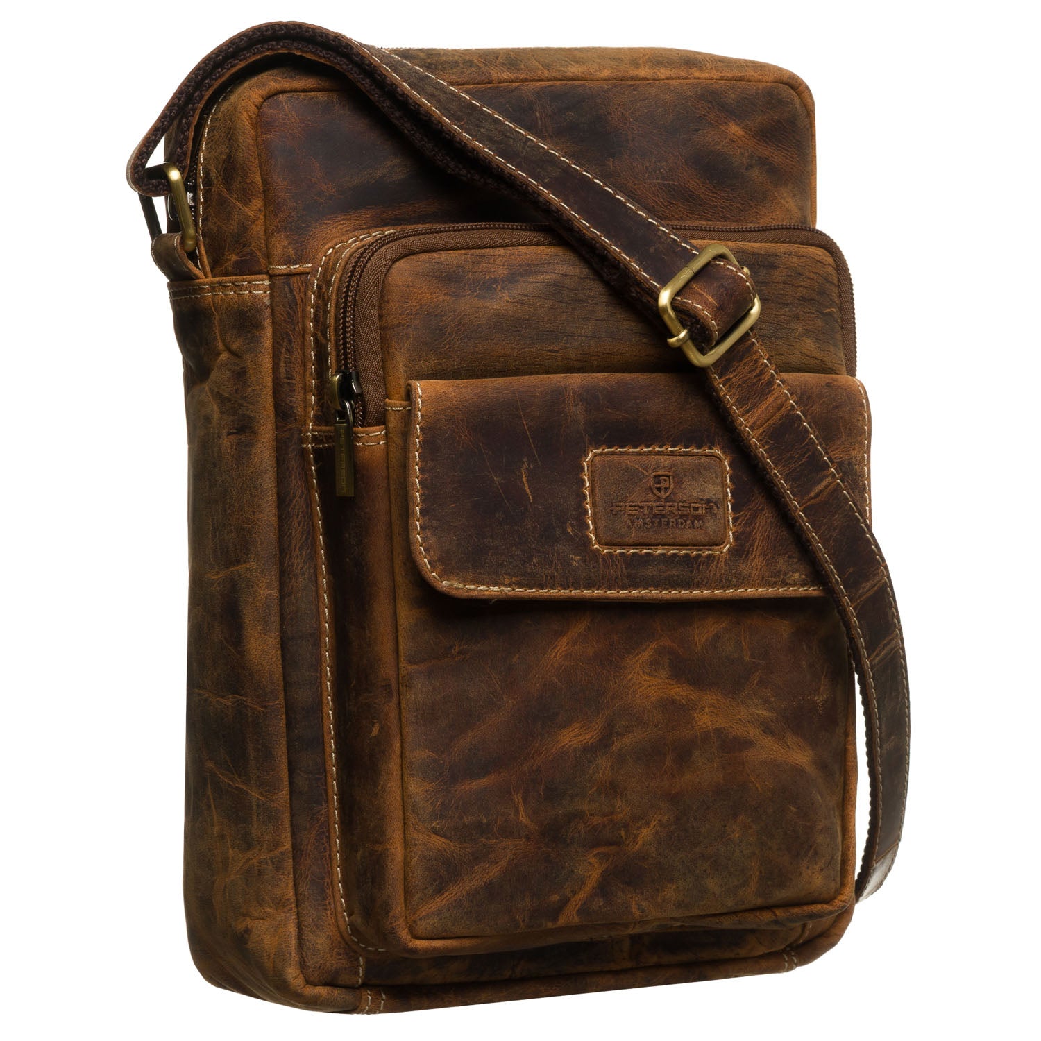 Vīriešu soma Peterson, brūna R565