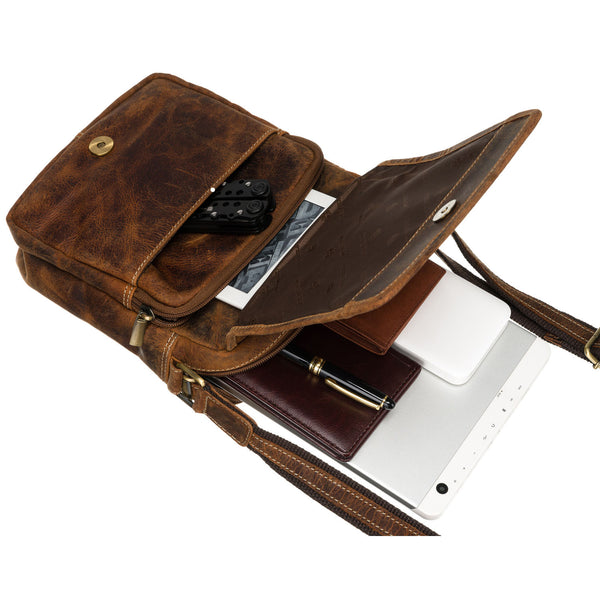 Vīriešu soma Peterson, brūna R548