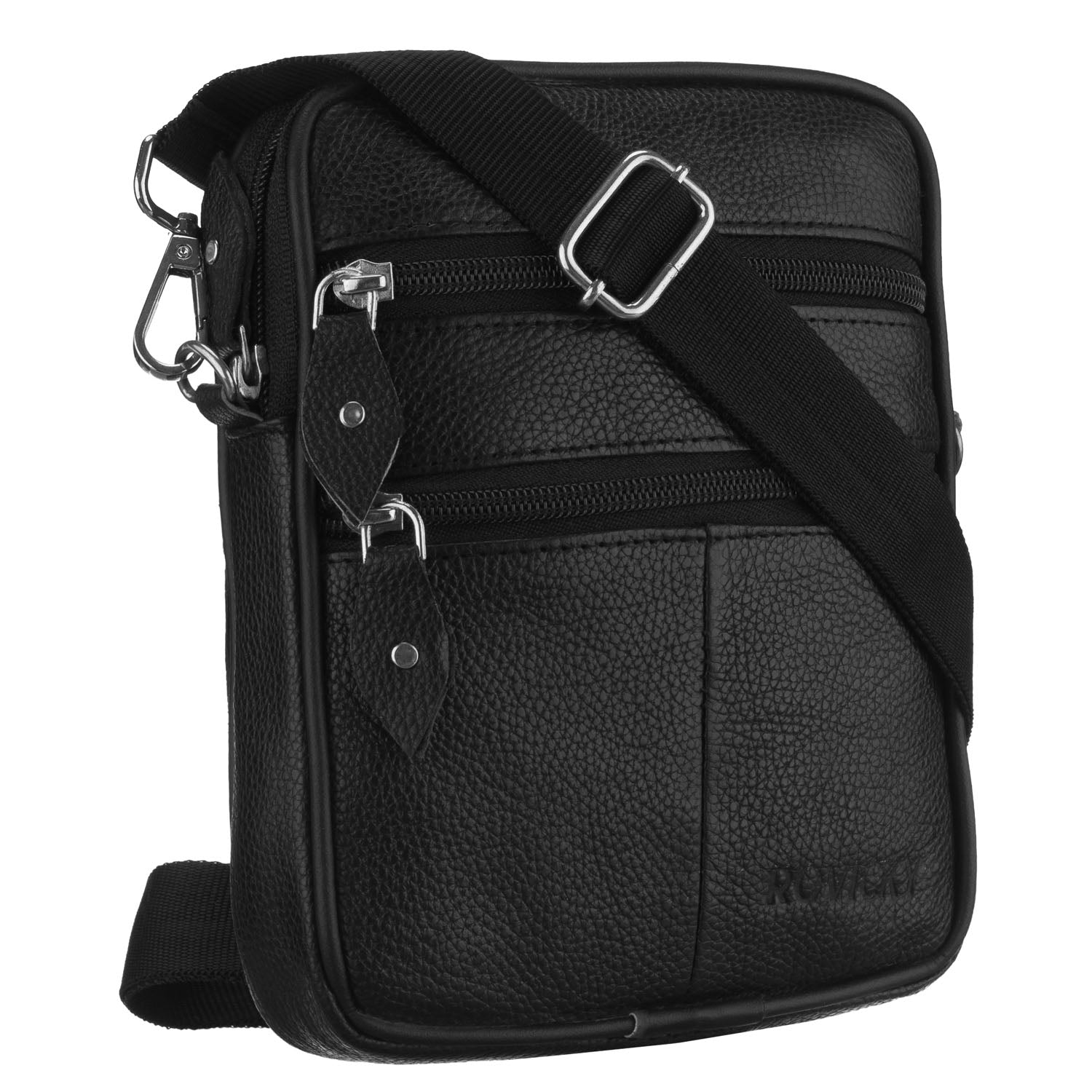 Vīriešu maza plecu soma Rovicky, melna AX15