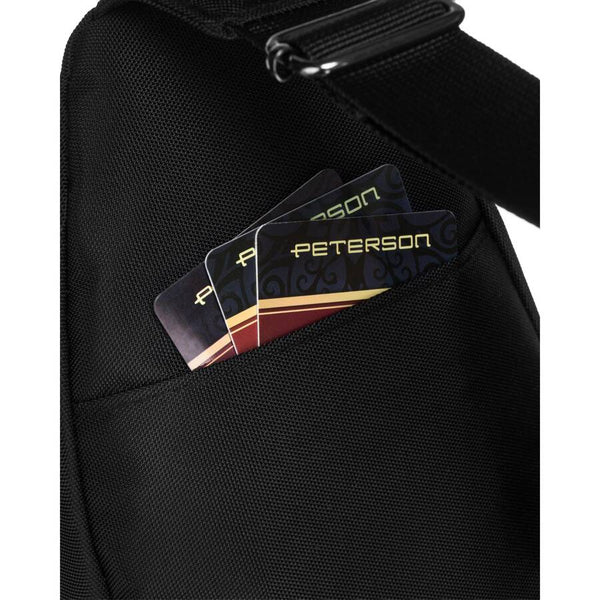Mazā vīriešu soma Peterson, melna R171