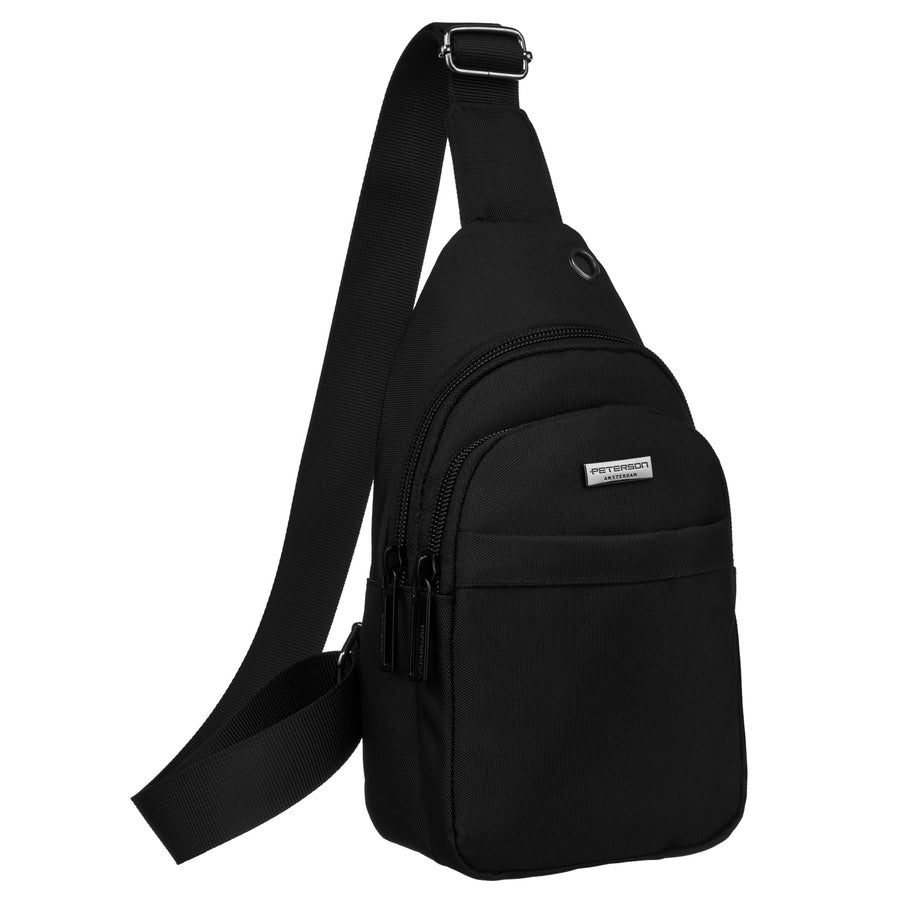 Mazā vīriešu soma Peterson, melna R171