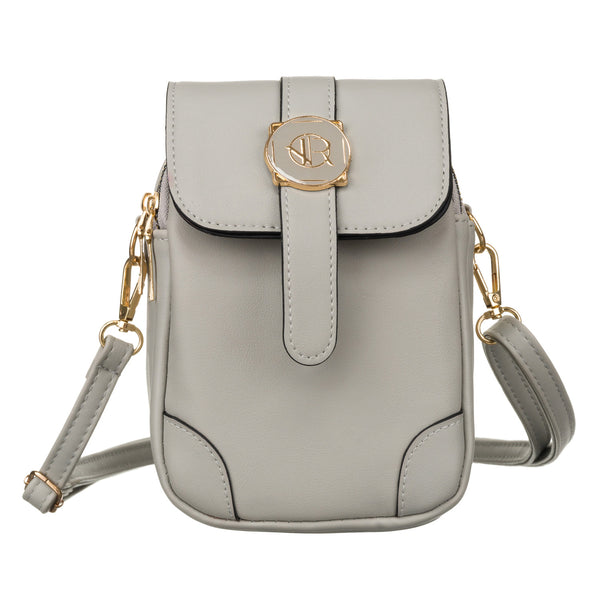 Maza eko ādas rokassoma Rovicky, pelēka R0183