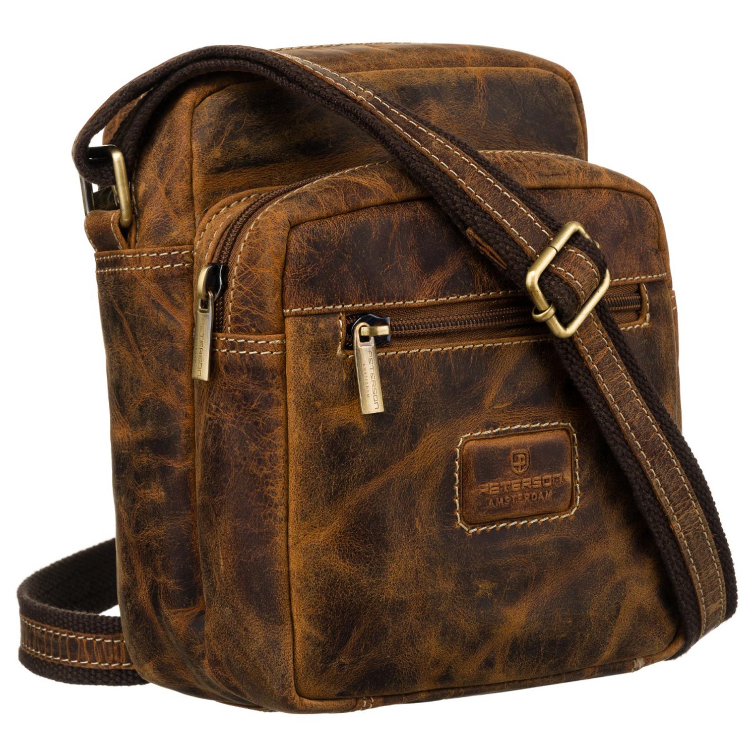 Vīriešu soma Peterson, brūna R196