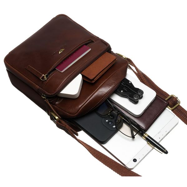 Peterson vīriešu soma, brūna R434