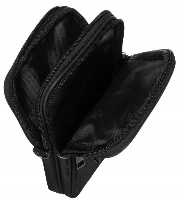 Maza ādas rokassoma Rovicky, melna R2367