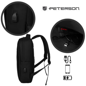 Kelioninė kuprinė su USB prievadu Peterson
