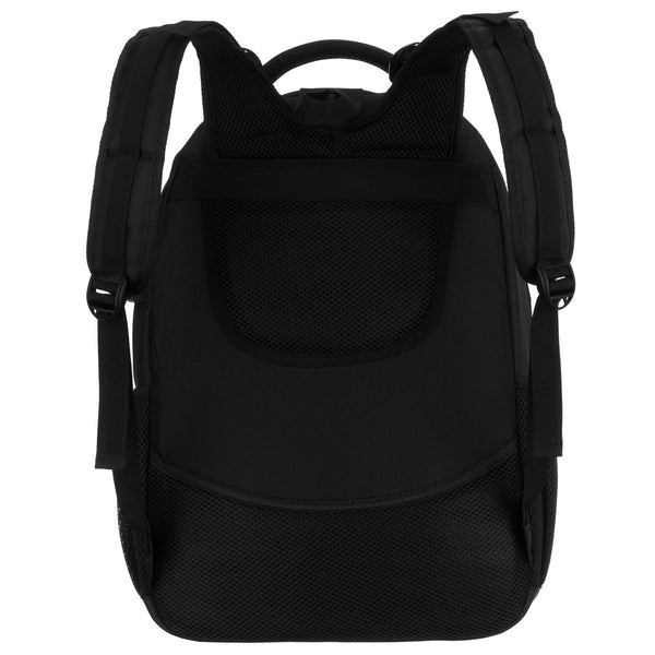Vidēja izmēra mugursoma unisex Peterson, melna