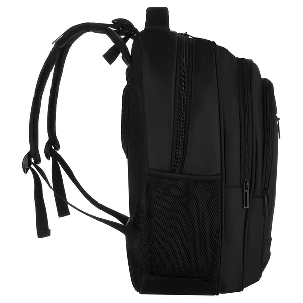 Vidēja izmēra mugursoma unisex Peterson, melna