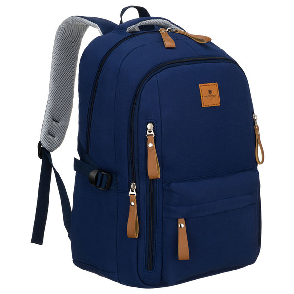 Vidēja izmēra unisex mugursoma Peterson, tumši zila