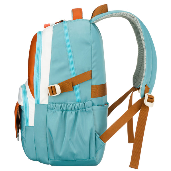 Vidēja izmēra unisex mugursoma Peterson, zili oranža