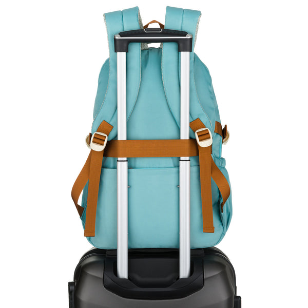 Vidēja izmēra unisex mugursoma Peterson, zili oranža