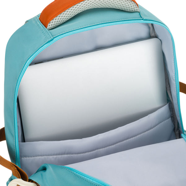 Vidēja izmēra unisex mugursoma Peterson, zili oranža