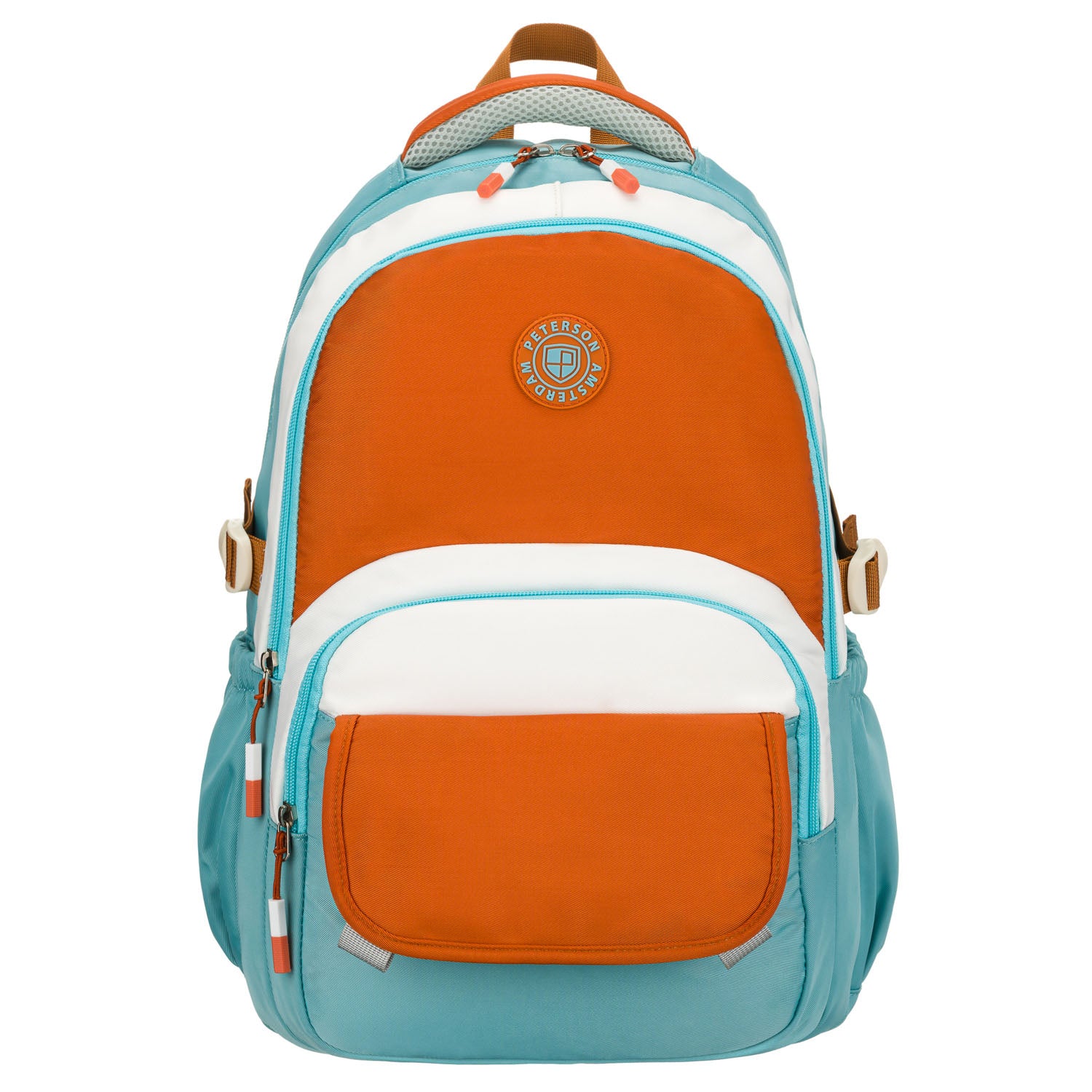 Vidēja izmēra unisex mugursoma Peterson, zili oranža