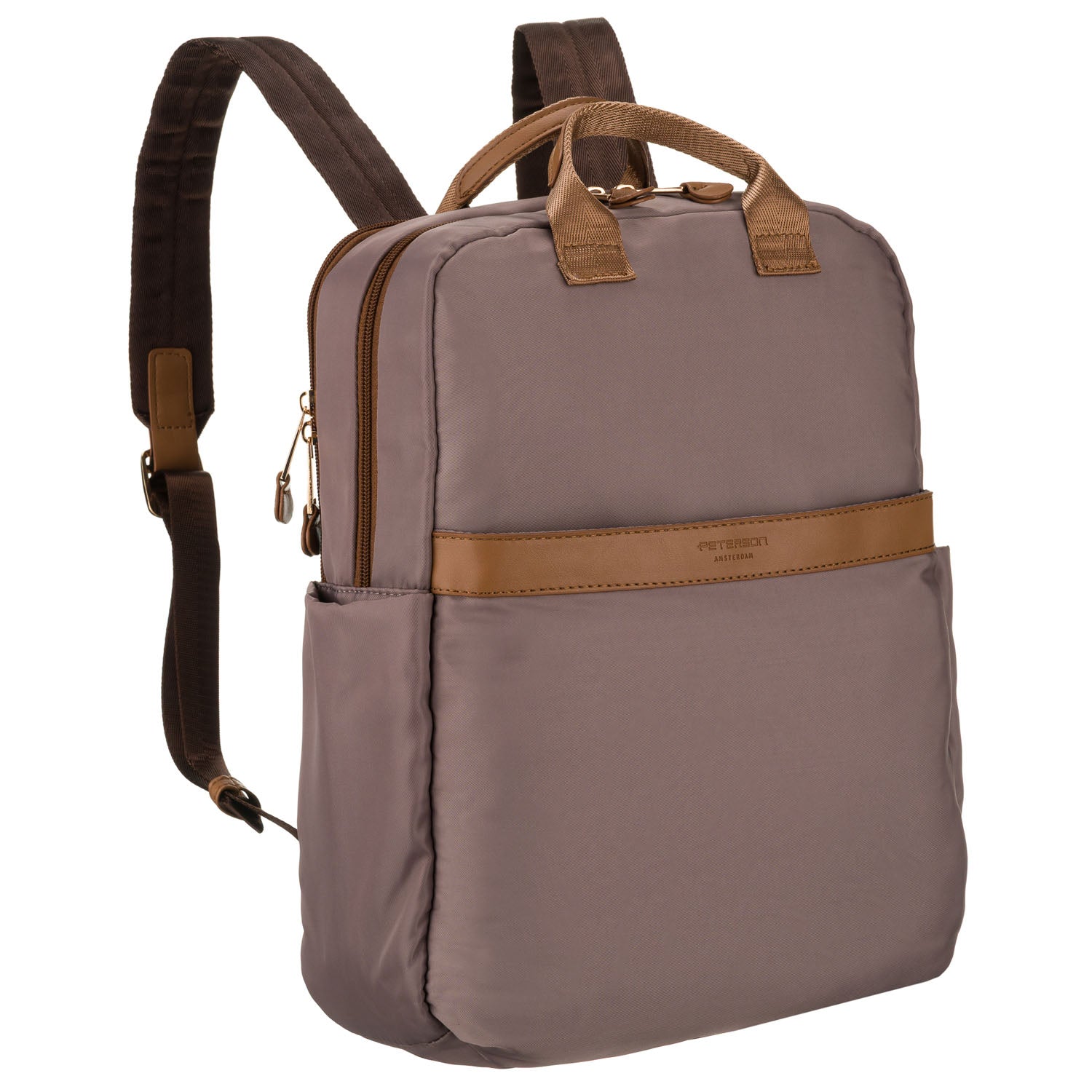 Sieviešu mugursoma Peterson, bēša K31