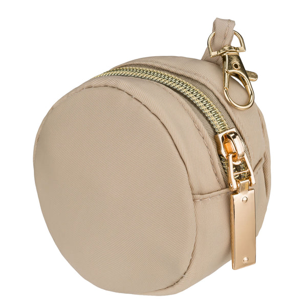 Peterson smėlio spalvos mamos kuprinė su vystymo kilimėliu ir vežimėlio tvirtinimu