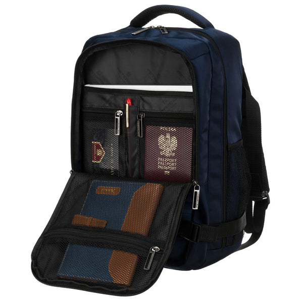 Mugursoma unisex Peterson, tumši zila K11