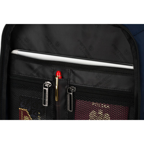 Mugursoma unisex Peterson, tumši zila K11