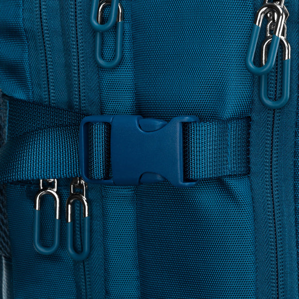 Vidēja izmēra unisex mugursoma Peterson, zila