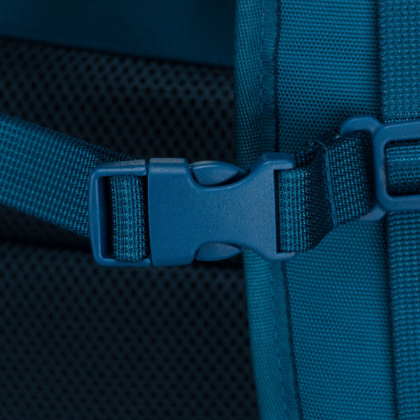 Vidēja izmēra unisex mugursoma Peterson, zila
