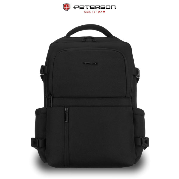 Mugursoma unisex Peterson, melna K19