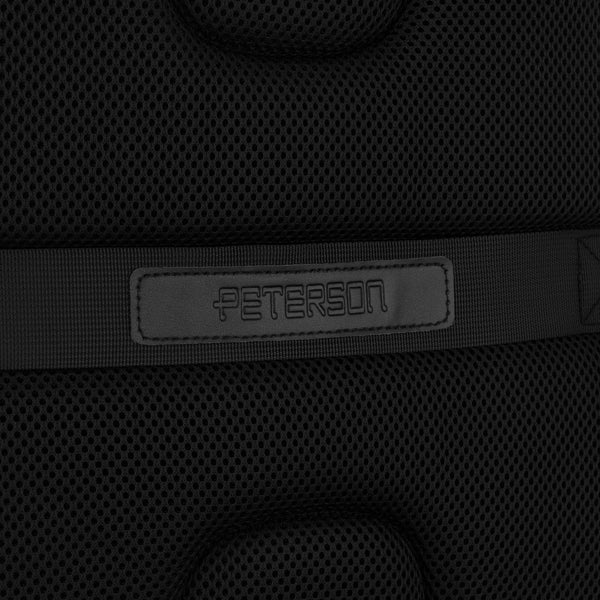 Mugursoma unisex Peterson, melna K17