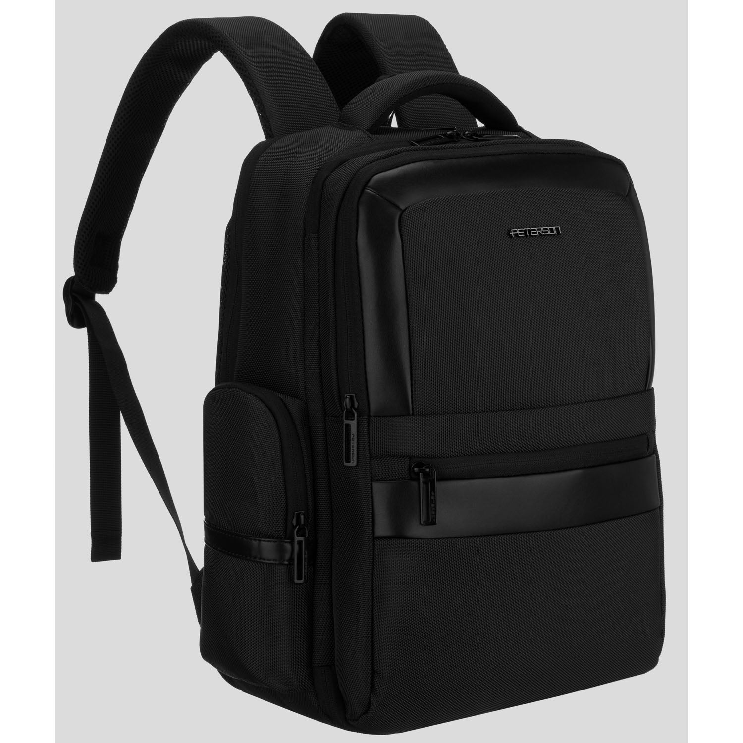 Mugursoma unisex Peterson, melna K17