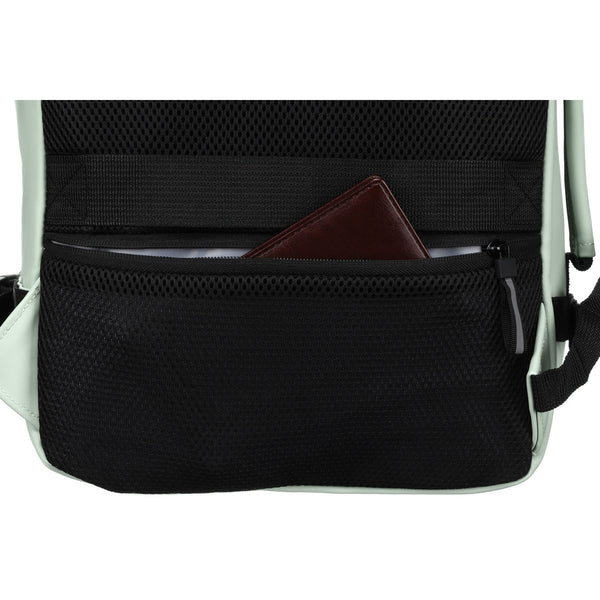 Vidēja izmēra unisex mugursoma Peterson, gaiši zaļa