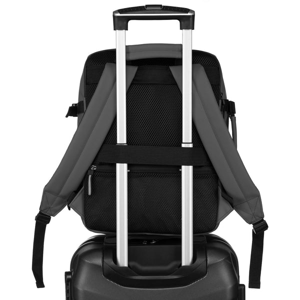 Liela unisex mugursoma Peterson, pelēka
