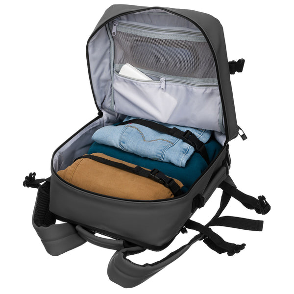 Liela unisex mugursoma Peterson, pelēka