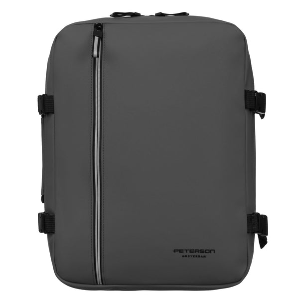 Liela unisex mugursoma Peterson, pelēka
