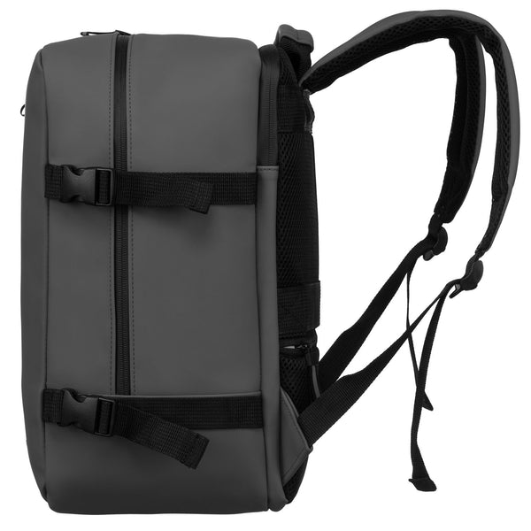 Liela unisex mugursoma Peterson, pelēka