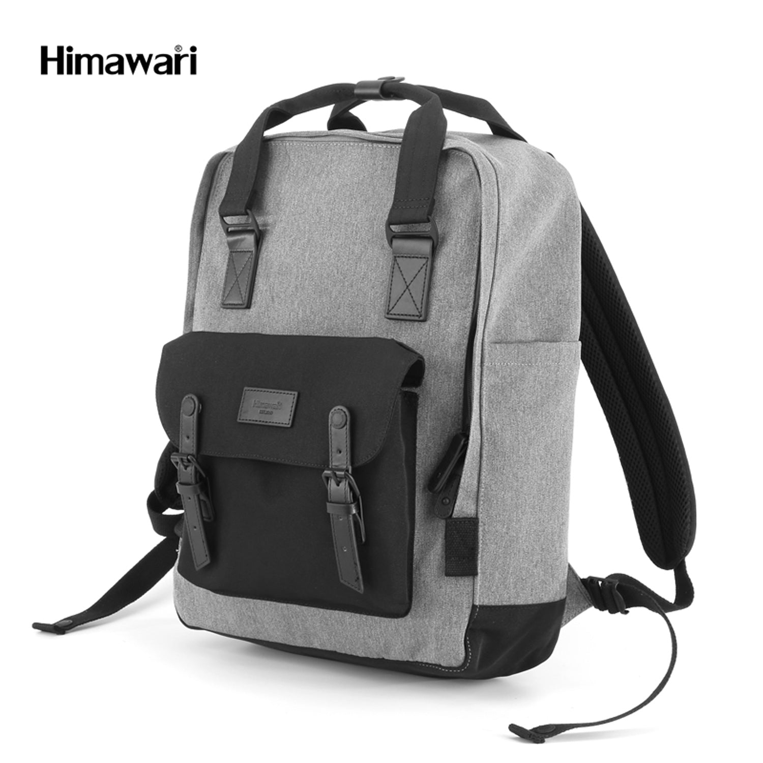 Pilka-juoda kuprinė 15″ laptopui Himawari