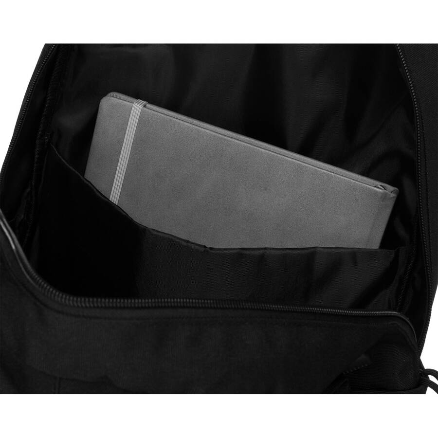 Juoda mokyklinė kuprinė su USB Peterson