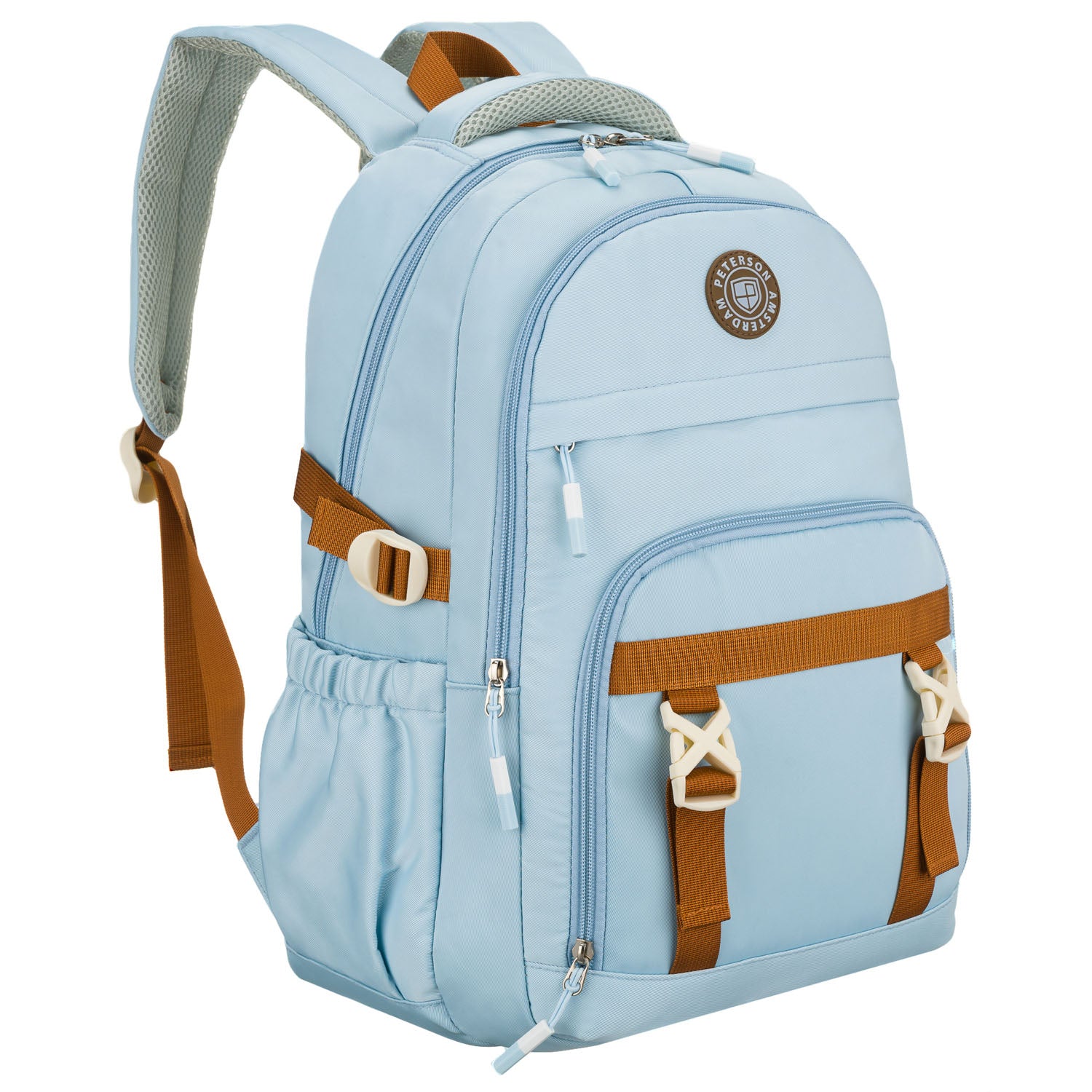 Vidēja izmēra unisex mugursoma Peterson, zila