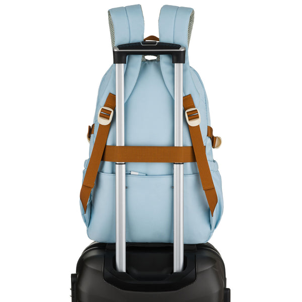Vidēja izmēra unisex mugursoma Peterson, zila
