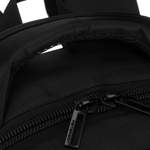 Vidēja izmēra unisex mugursoma Peterson, melna N515
