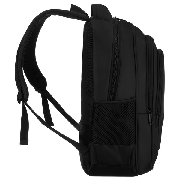 Vidēja izmēra unisex mugursoma Peterson, melna N515