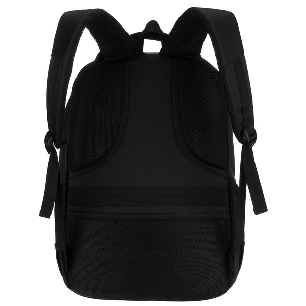 Vidēja izmēra unisex mugursoma Peterson, melna N515