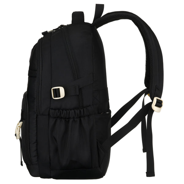 Vidēja izmēra unisex mugursoma Peterson, melna