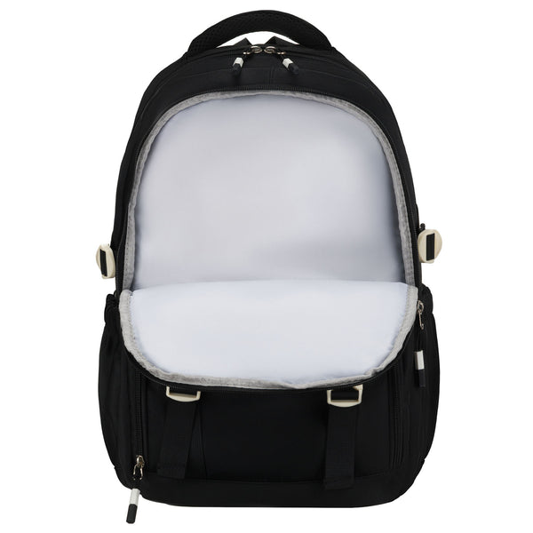 Vidēja izmēra unisex mugursoma Peterson, melna