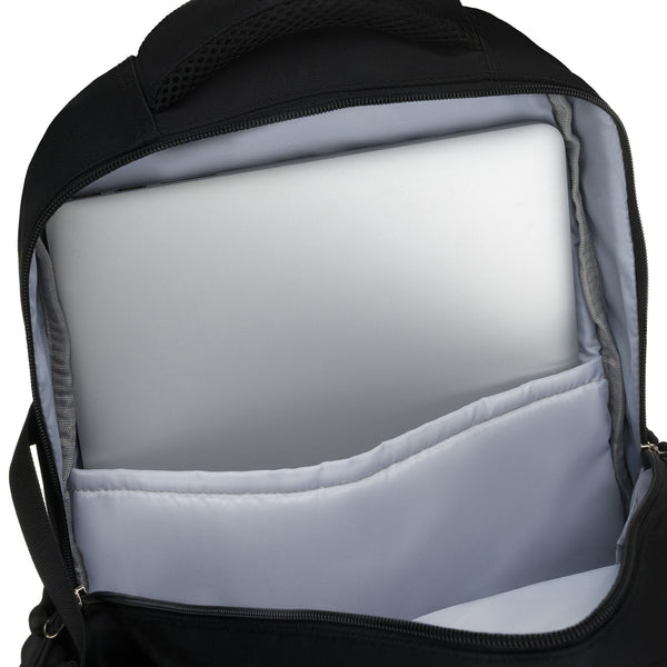 Vidēja izmēra unisex mugursoma Peterson, melna