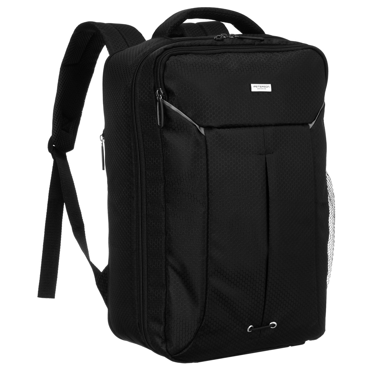 Mugursoma unisex Peterson, melna K3