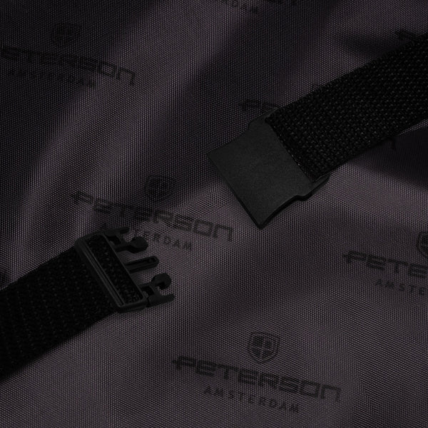 Mugursoma unisex Peterson, melna K3